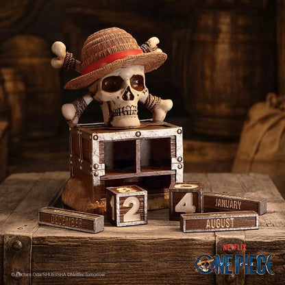 NEMESIS NOW - One Piece Luffy Jolly Roger Perpetual Calendar