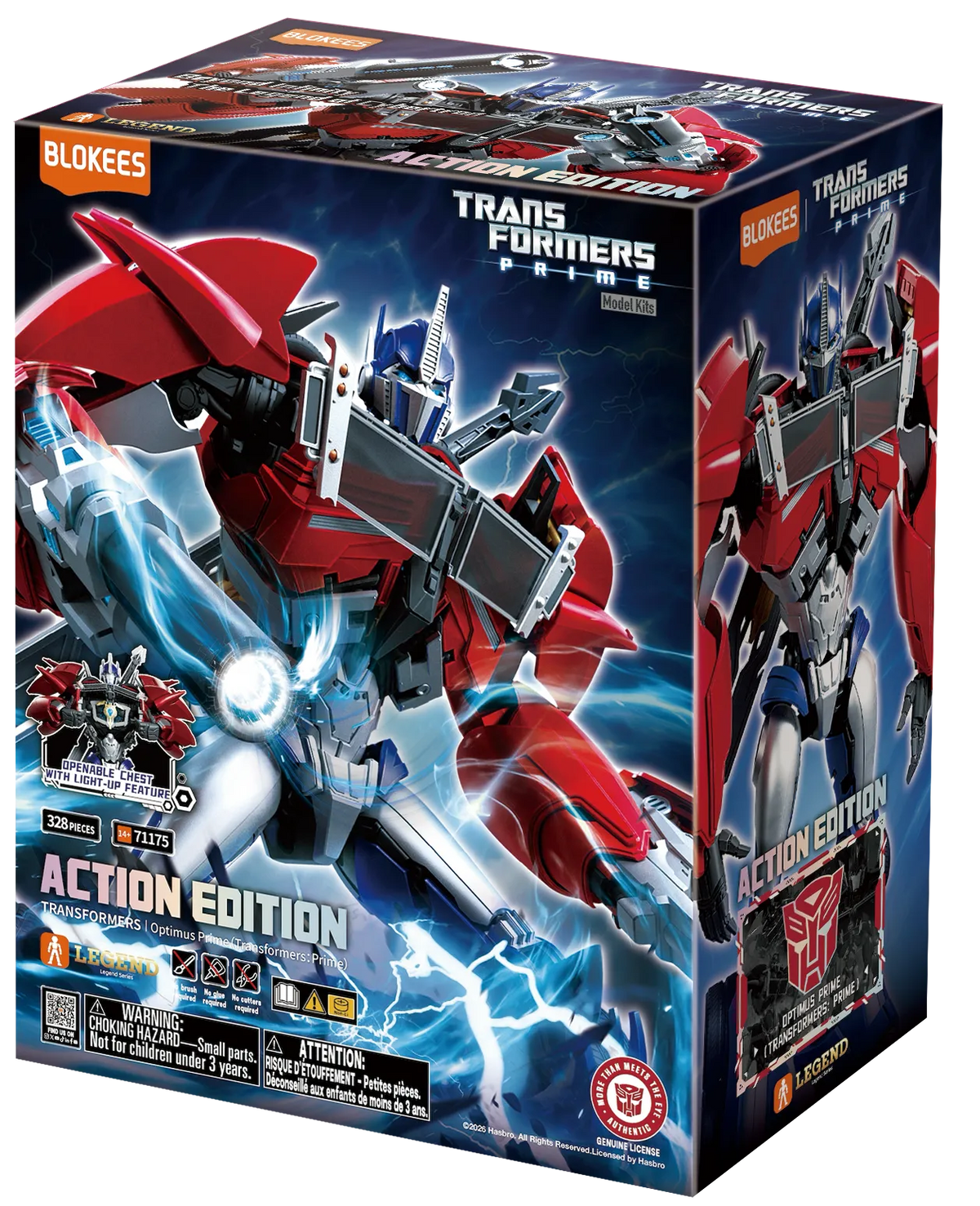 BLOKEES - Transformers Optimus Prime Transformers Prime Action Edition Model Kit