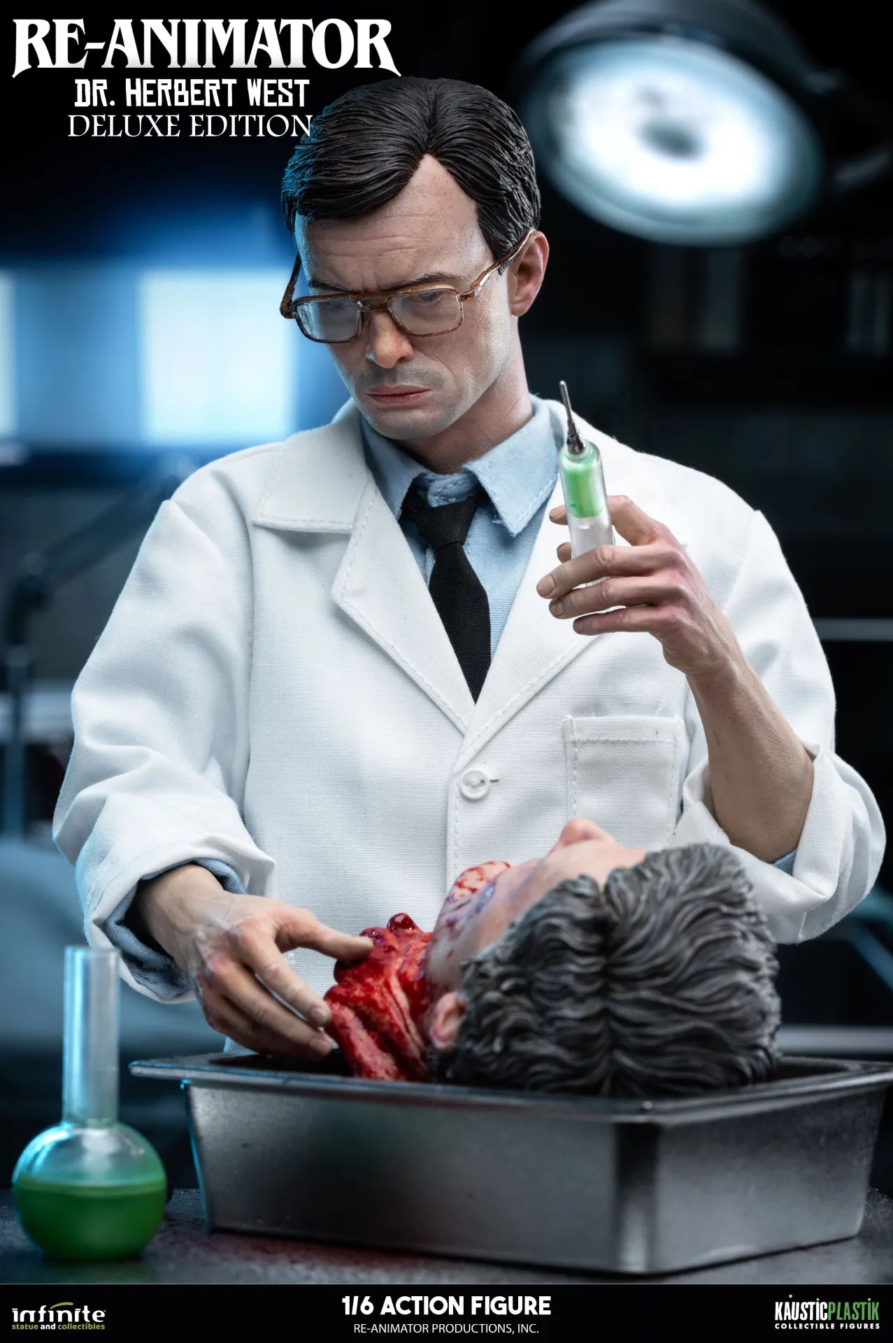 INFINITE STATUE - Re-animator Doctor Herbert West 1/6 Action Figure Deluxe Edition