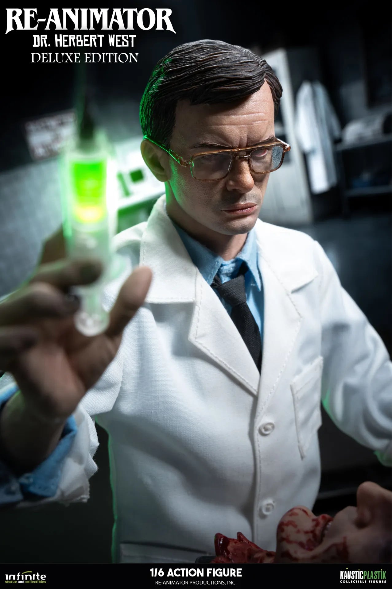 INFINITE STATUE - Re-animator Doctor Herbert West 1/6 Action Figure Deluxe Edition