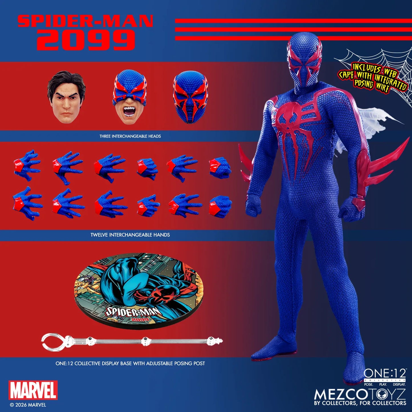 MEZCO - One 12 Collective Spider-man 2099 Af