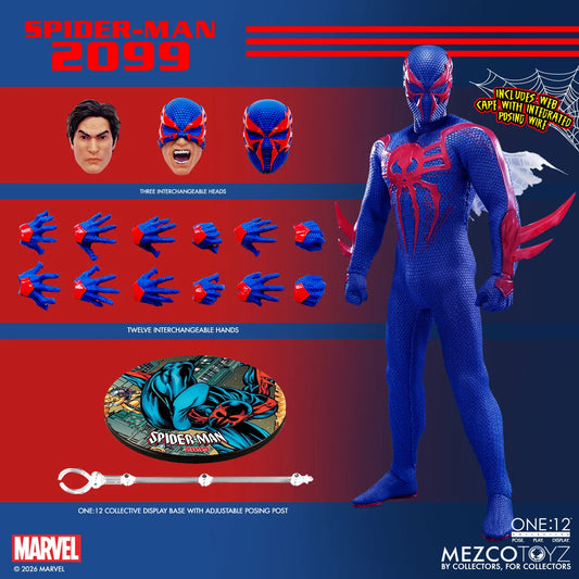 MEZCO - One 12 Collective Spider-man 2099 Af