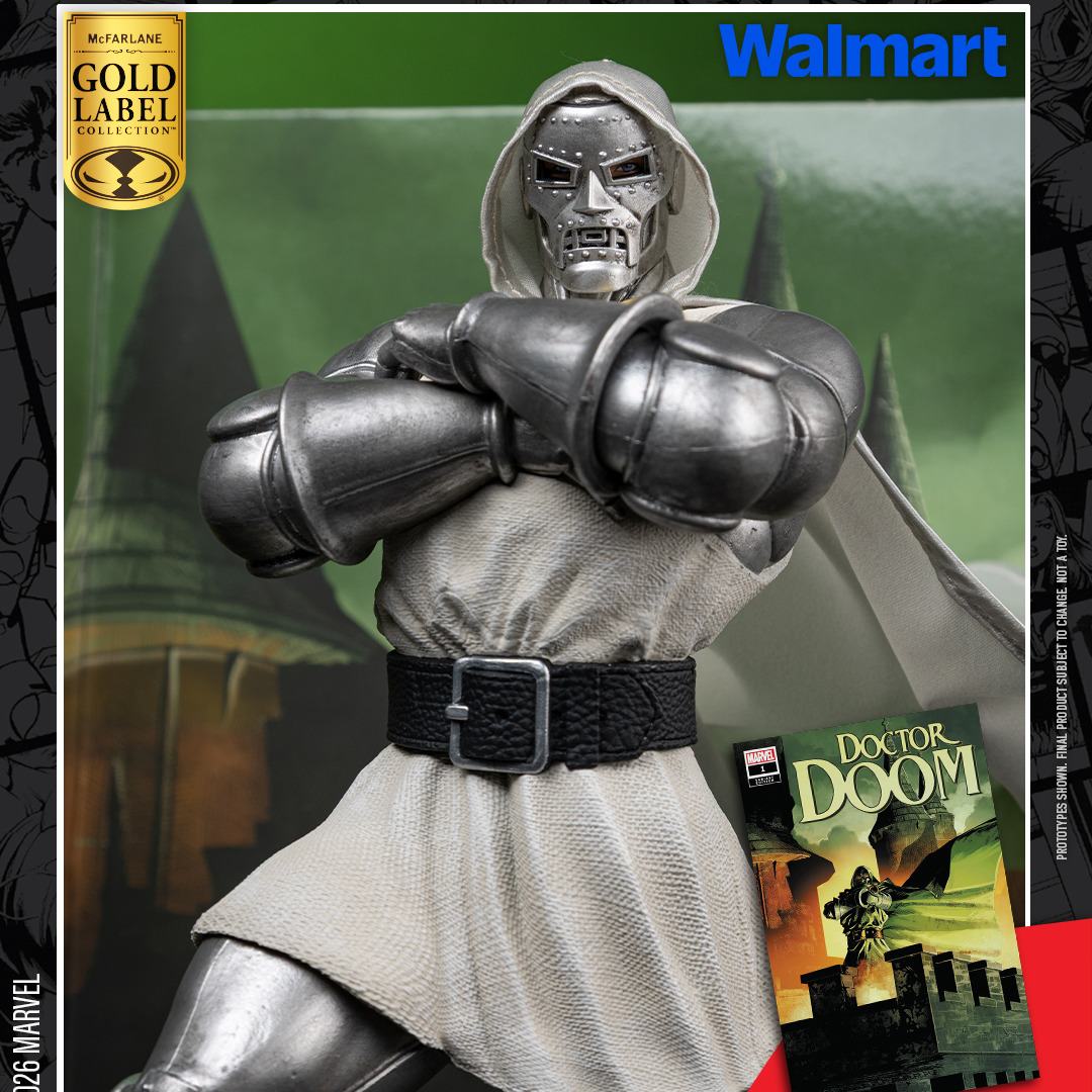 Mc FARLANE TOYS - Marvel Collection 1:6 Wv8 Doctor Doom #1 Future Foundation Gold Label Figure