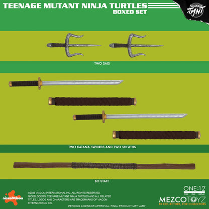 MEZCO - One 12 Collective Teenage Mutant Ninja Turtles Figures Box Set