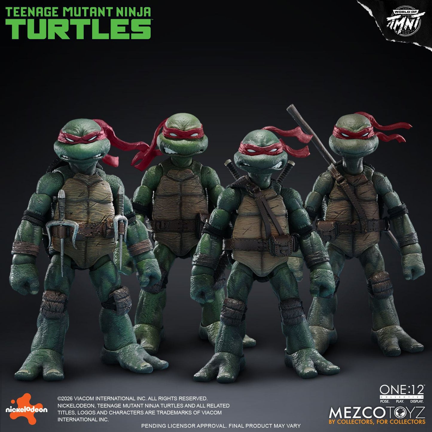 MEZCO - One 12 Collective Teenage Mutant Ninja Turtles Figures Box Set