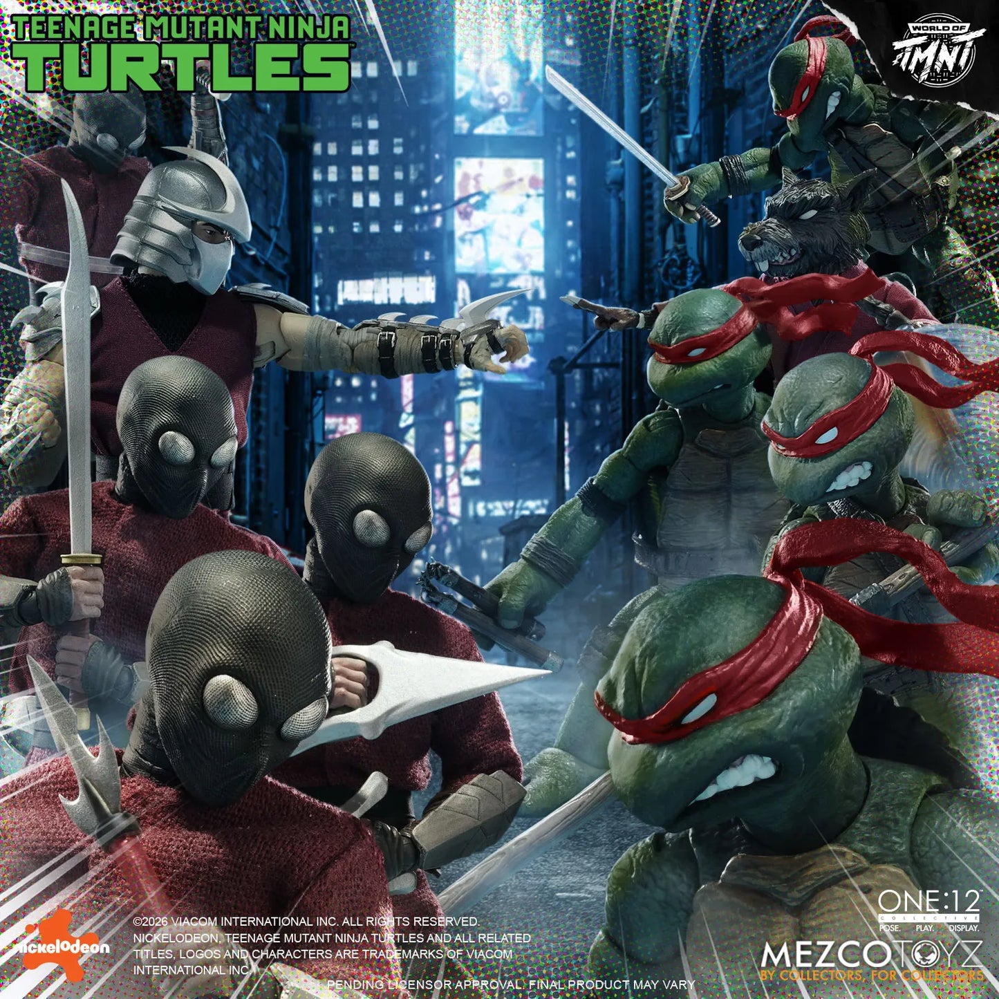 MEZCO - One 12 Collective Teenage Mutant Ninja Turtles Figures Box Set