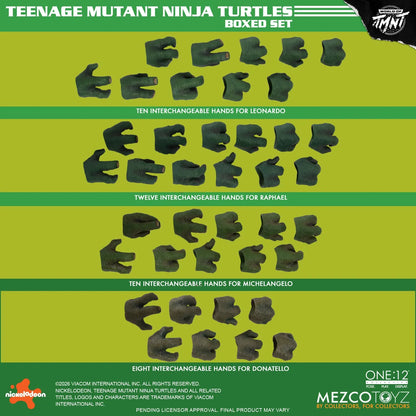 MEZCO - One 12 Collective Teenage Mutant Ninja Turtles Figures Box Set