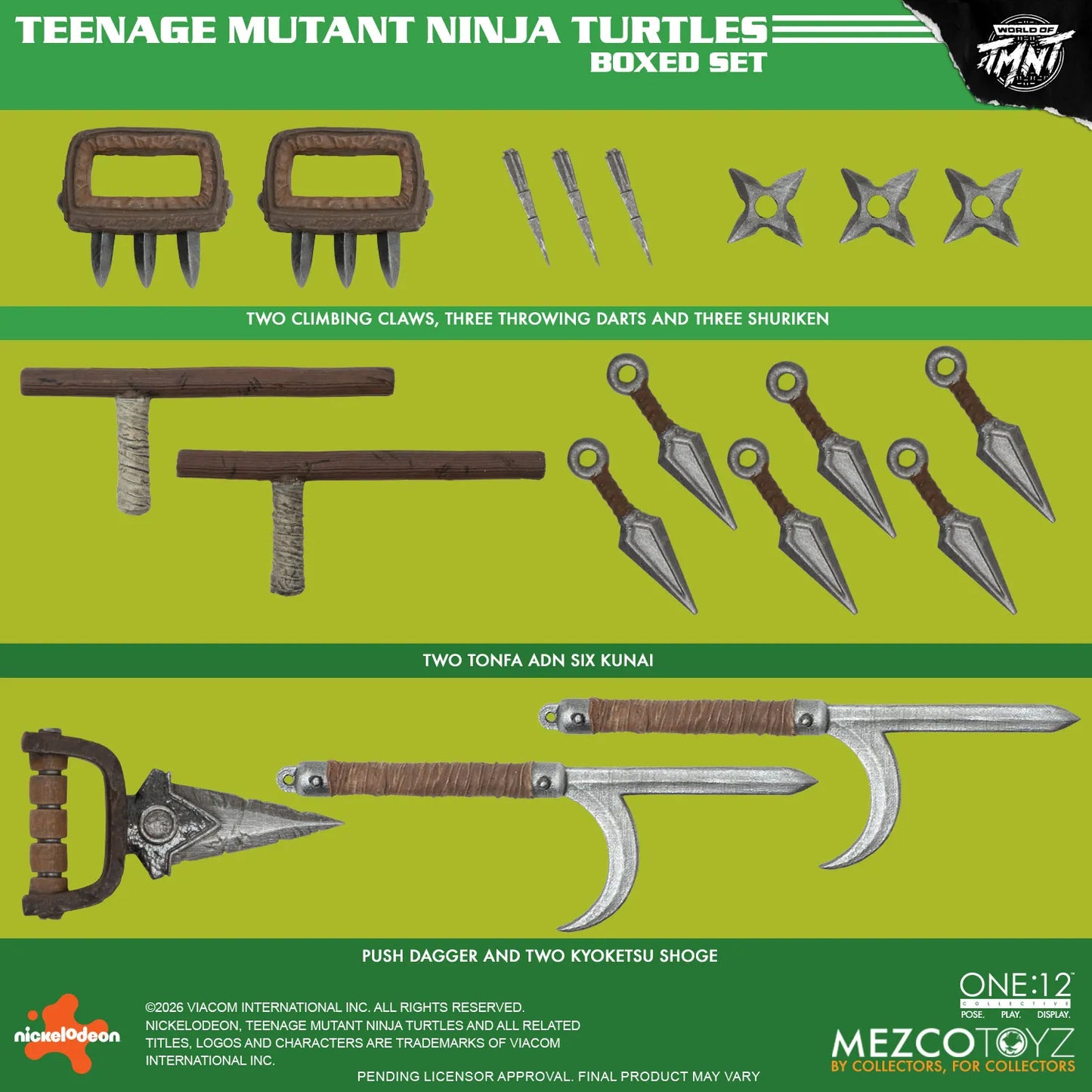 MEZCO - One 12 Collective Teenage Mutant Ninja Turtles Figures Box Set
