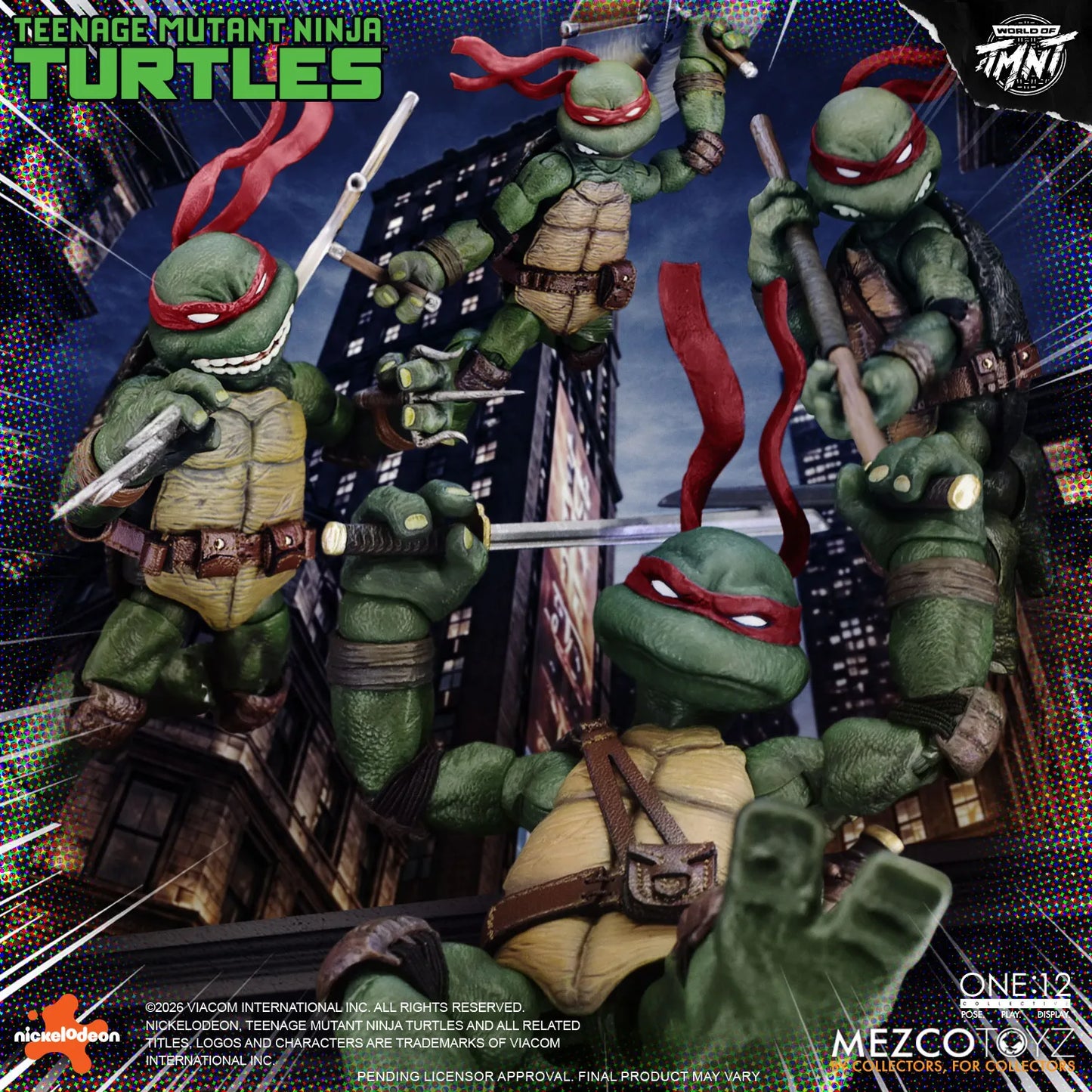 MEZCO - One 12 Collective Teenage Mutant Ninja Turtles Figures Box Set