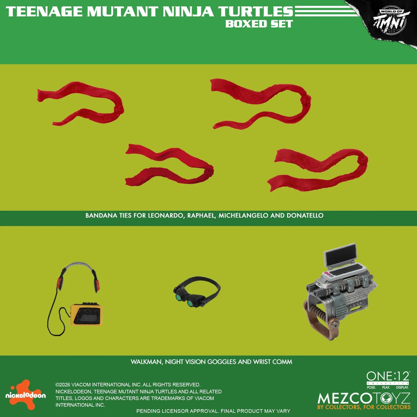 MEZCO - One 12 Collective Teenage Mutant Ninja Turtles Figures Box Set