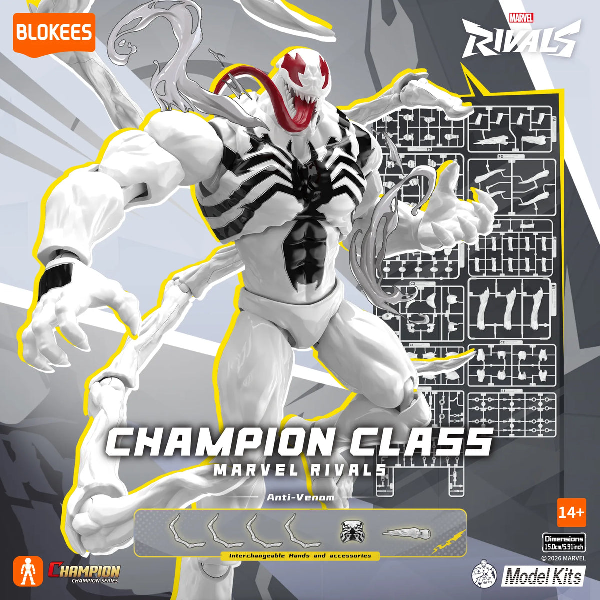 BLOKEES  - Marvel Rivals Anti Venom Champion Class 15 Model Kit