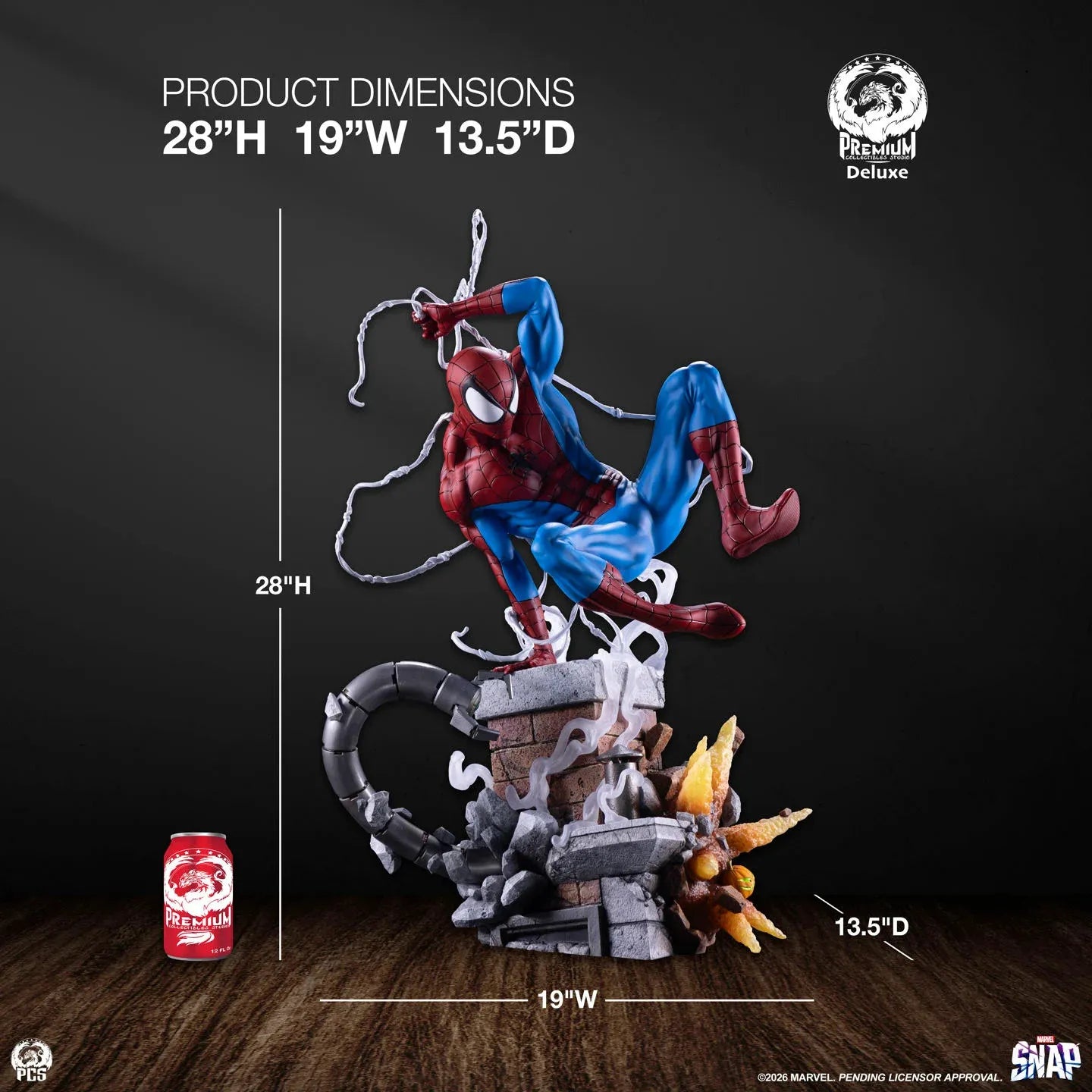 PCS - Marvel Snap Spider-man 1:3 Scale Statue Deluxe Edition
