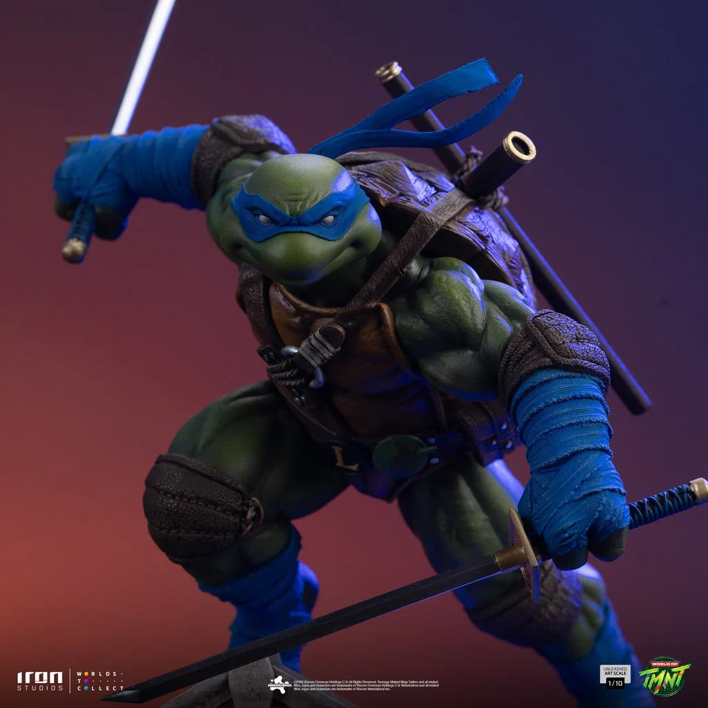 IRON STUDIOS - Teenage Mutant Ninja Turtles Leonardo Unleashed 1/10 Statue