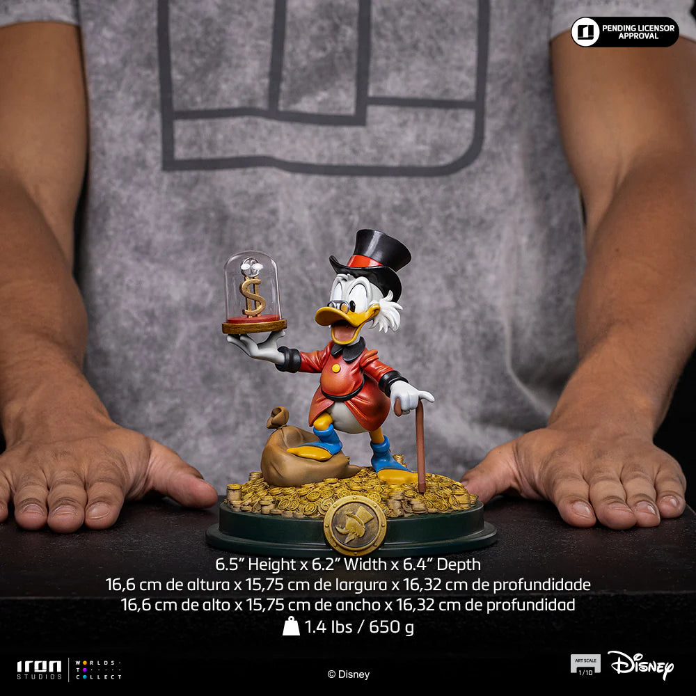 IRON STUDIOS - Duck Tales Uncle Scrooge Mcduck 1/10 Statue