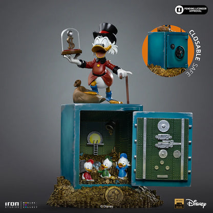 IRON STUDIOS - Duck Tales Uncle Scrooge Mcduck And Nephews 1/10 Statue