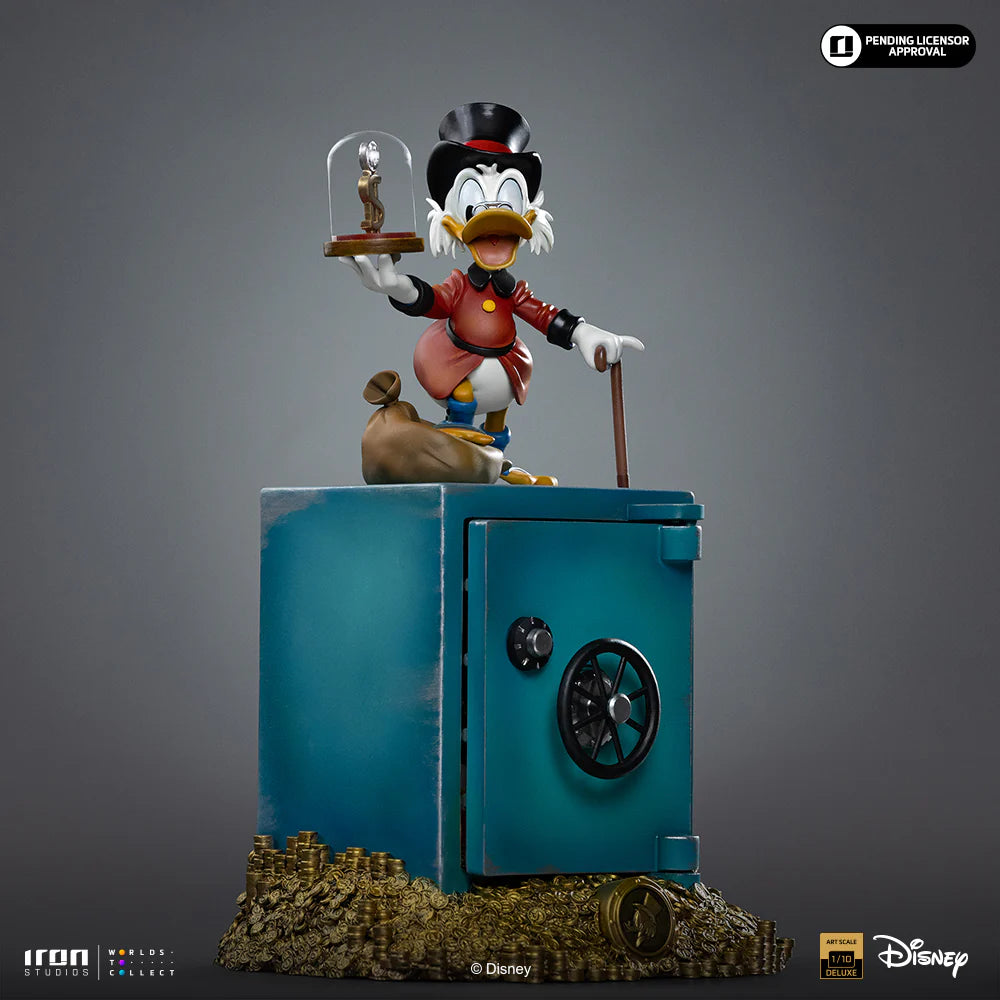 IRON STUDIOS - Duck Tales Uncle Scrooge Mcduck And Nephews 1/10 Statue