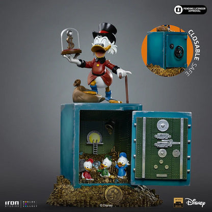 IRON STUDIOS - Duck Tales Uncle Scrooge Mcduck And Nephews 1/10 Statue