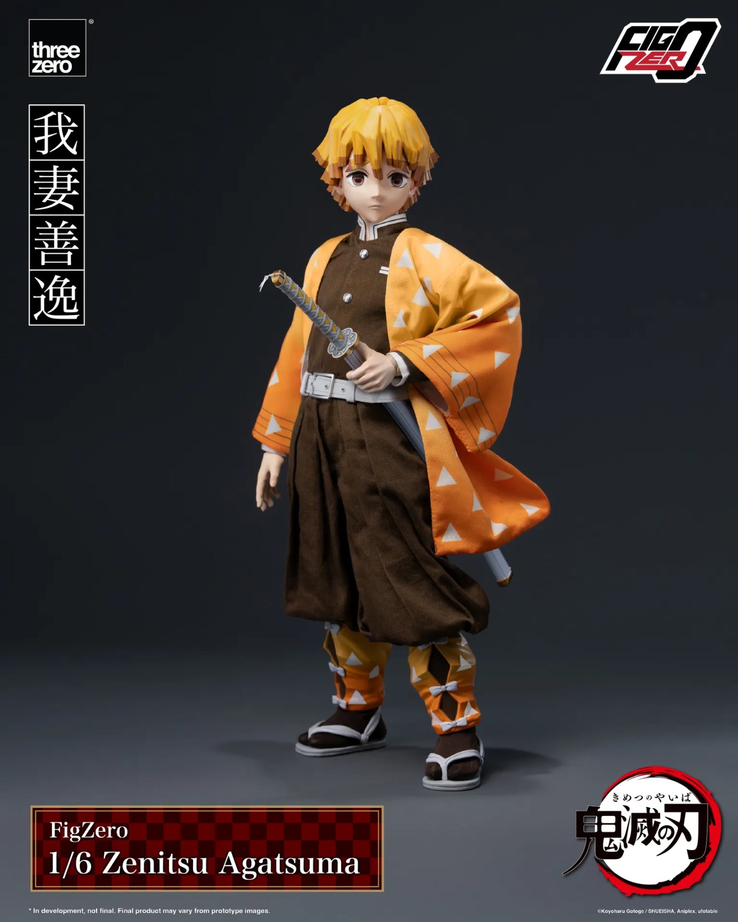 THREEZERO - Demon Slayer Zenitsu Agatsuma 1/6 Figure