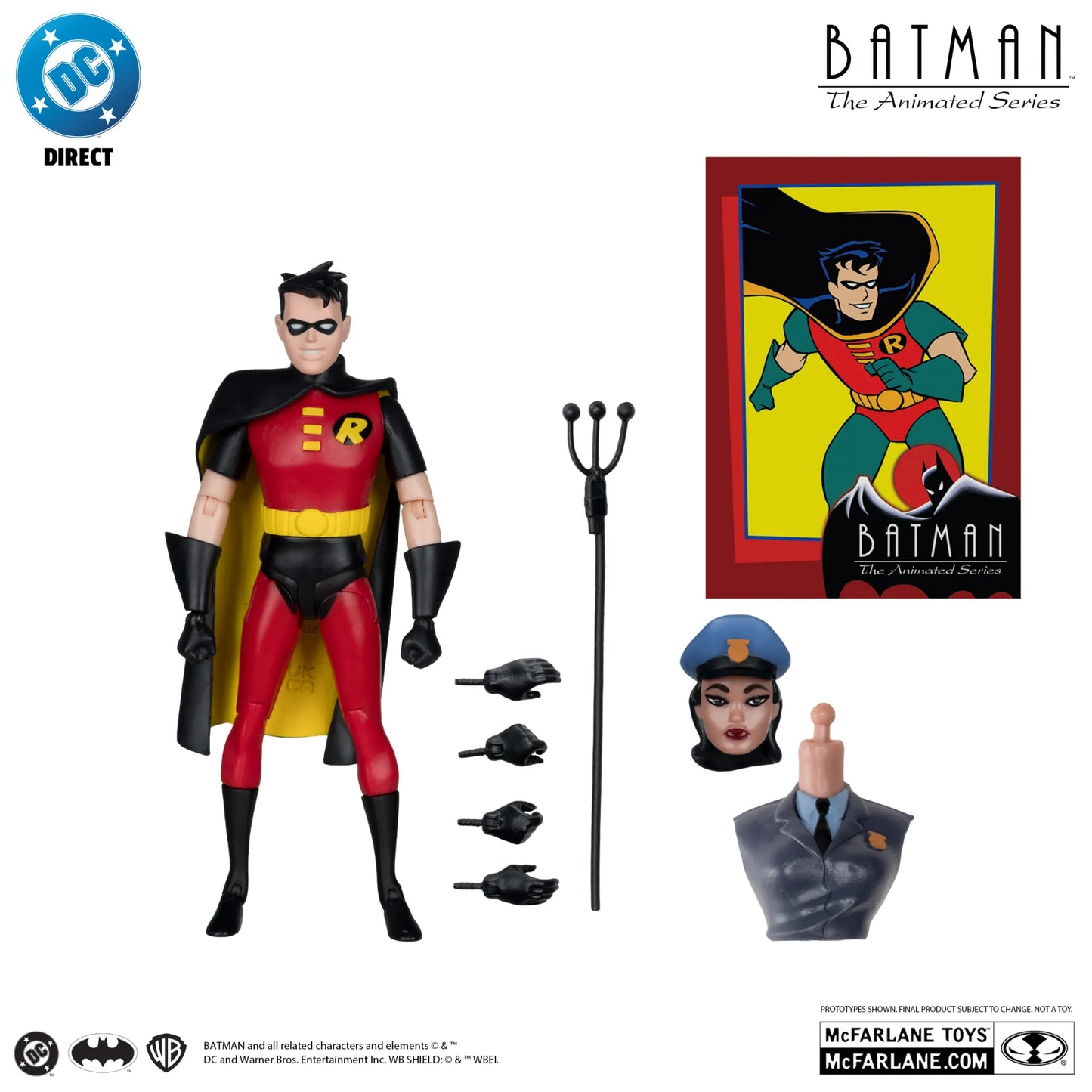 Mc FARLANE TOYS - Dc Direct Batman Animated Build-a-figure Wave 6 Action Figure Set