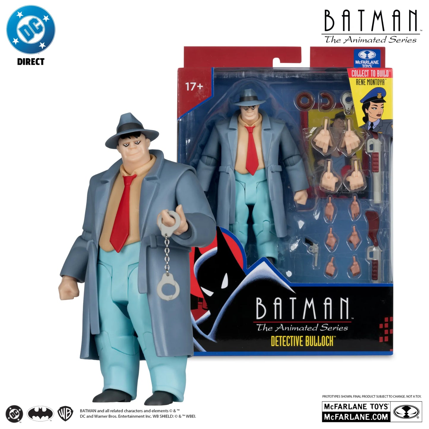 Mc FARLANE TOYS - Dc Direct Batman Animated Build-a-figure Wave 6 Action Figure Set