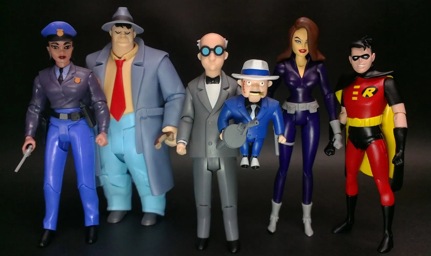 Mc FARLANE TOYS - Dc Direct Batman Animated Build-a-figure Wave 6 Action Figure Set