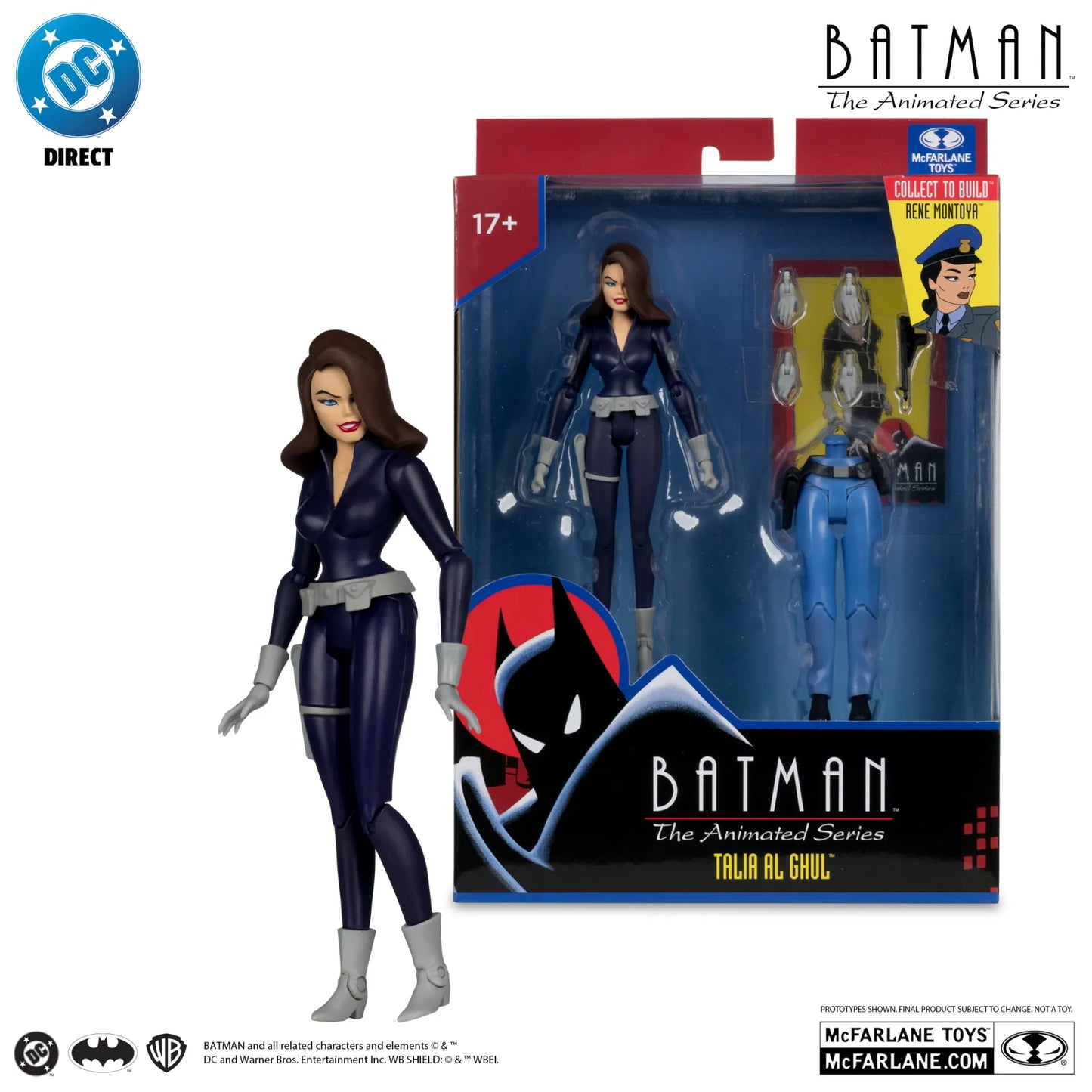 Mc FARLANE TOYS - Dc Direct Batman Animated Build-a-figure Wave 6 Action Figure Set