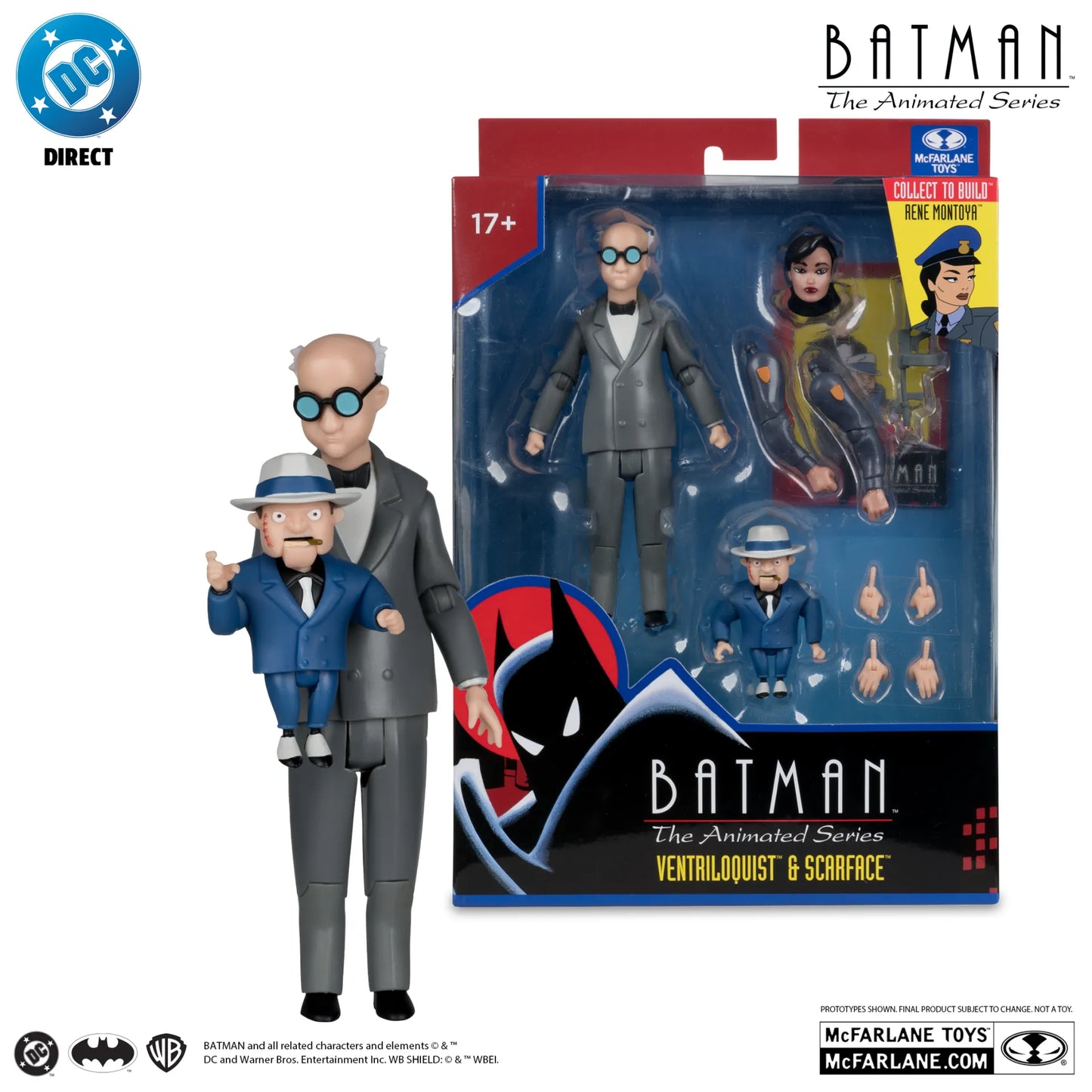 Mc FARLANE TOYS - Dc Direct Batman Animated Build-a-figure Wave 6 Action Figure Set