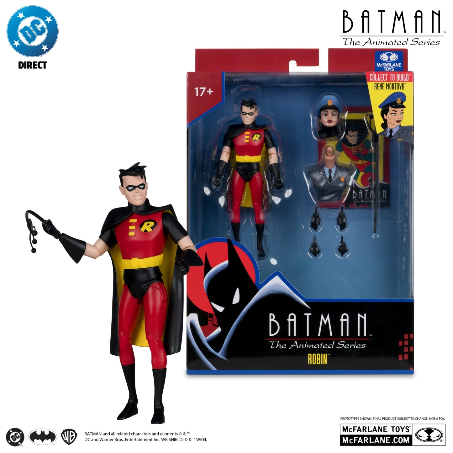 Mc FARLANE TOYS - Dc Direct Batman Animated Build-a-figure Wave 6 Action Figure Set