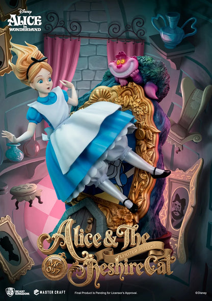 BEAST KINGDOM - Alice In Wonderland & The Cheshire Cat Master Craft Statue