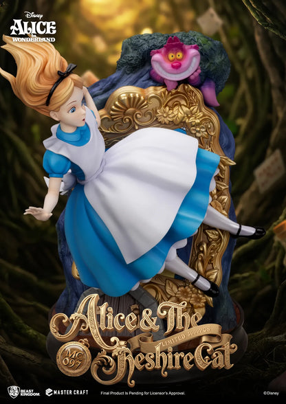 BEAST KINGDOM - Alice In Wonderland & The Cheshire Cat Master Craft Statue