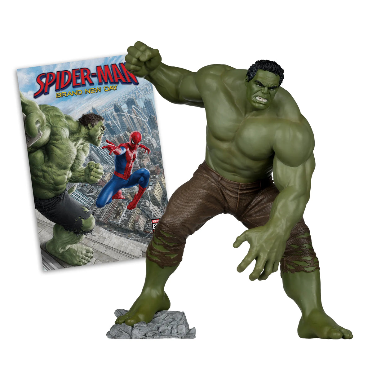 Mc FARLANE TOYS - Marvel Studios Coll 1:6 Wv1 Spider-man Brand New Day Savage Hulk Figure