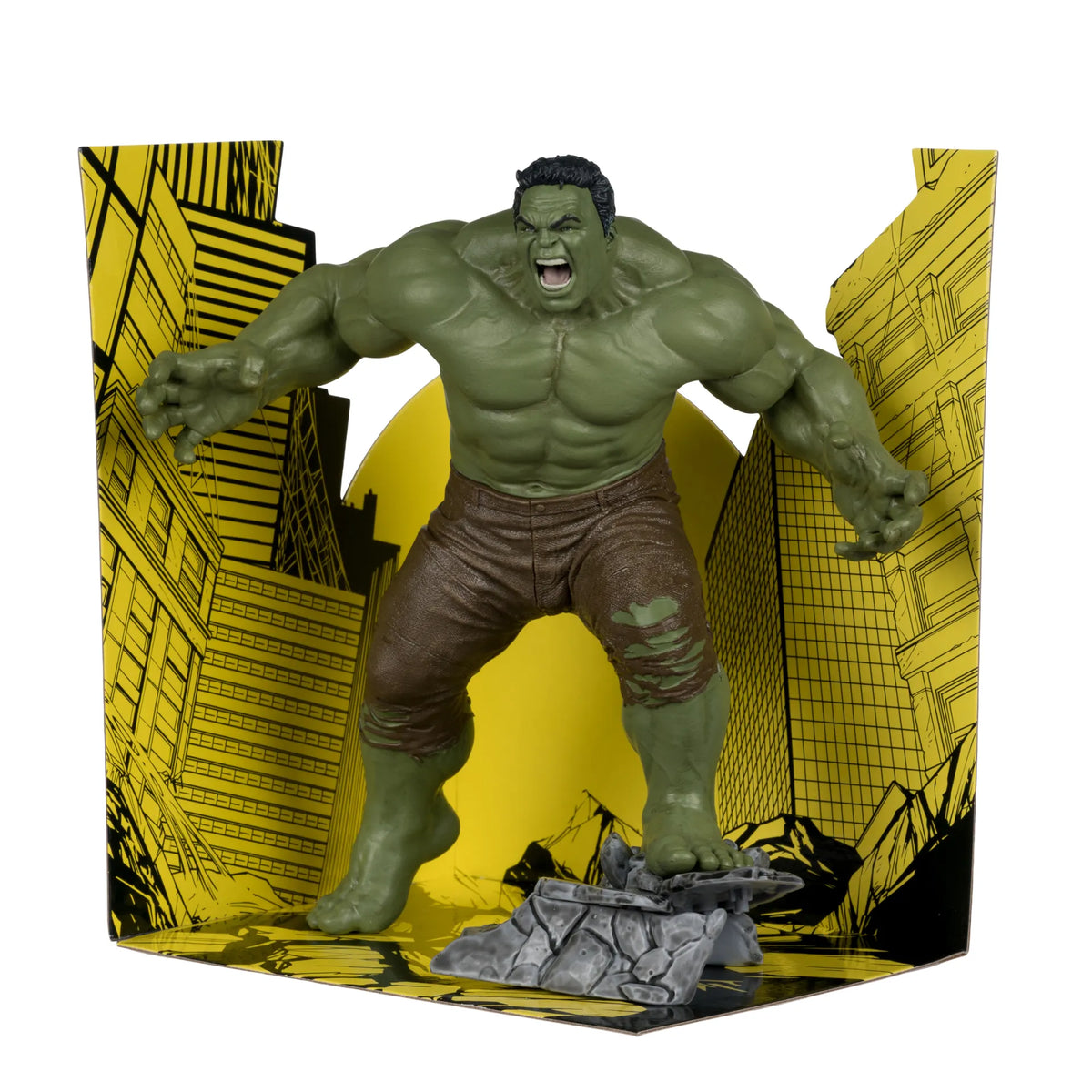 Mc FARLANE TOYS - Marvel Studios Coll 1:10 Wv1 Spider-man Brand New Day Savage Hulk Figure