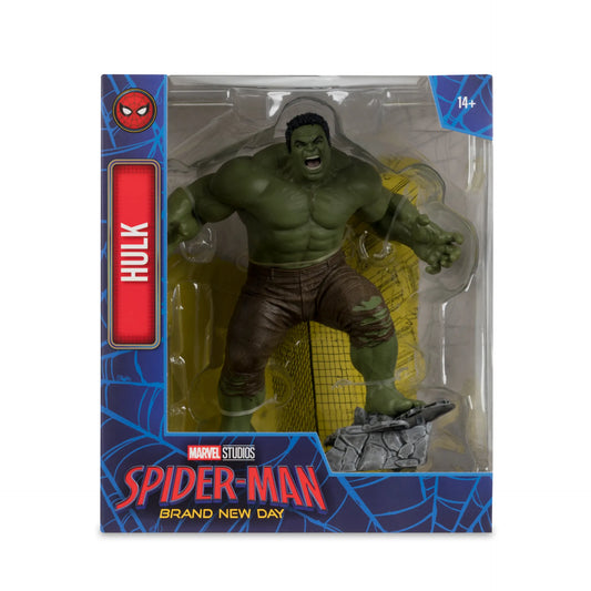 Mc FARLANE TOYS - Marvel Studios Coll 1:10 Wv1 Spider-man Brand New Day Savage Hulk Figure