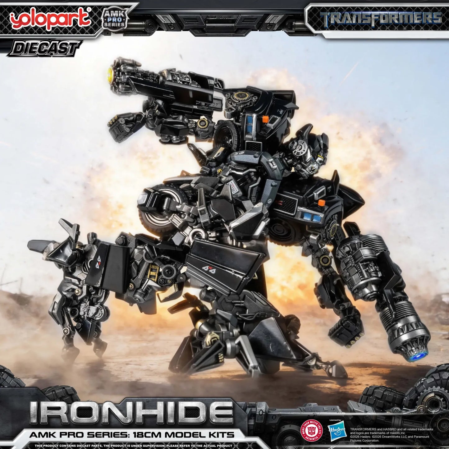 YOLOPARK - Transformers 2007 Ironhide Amk Pro Model Kit