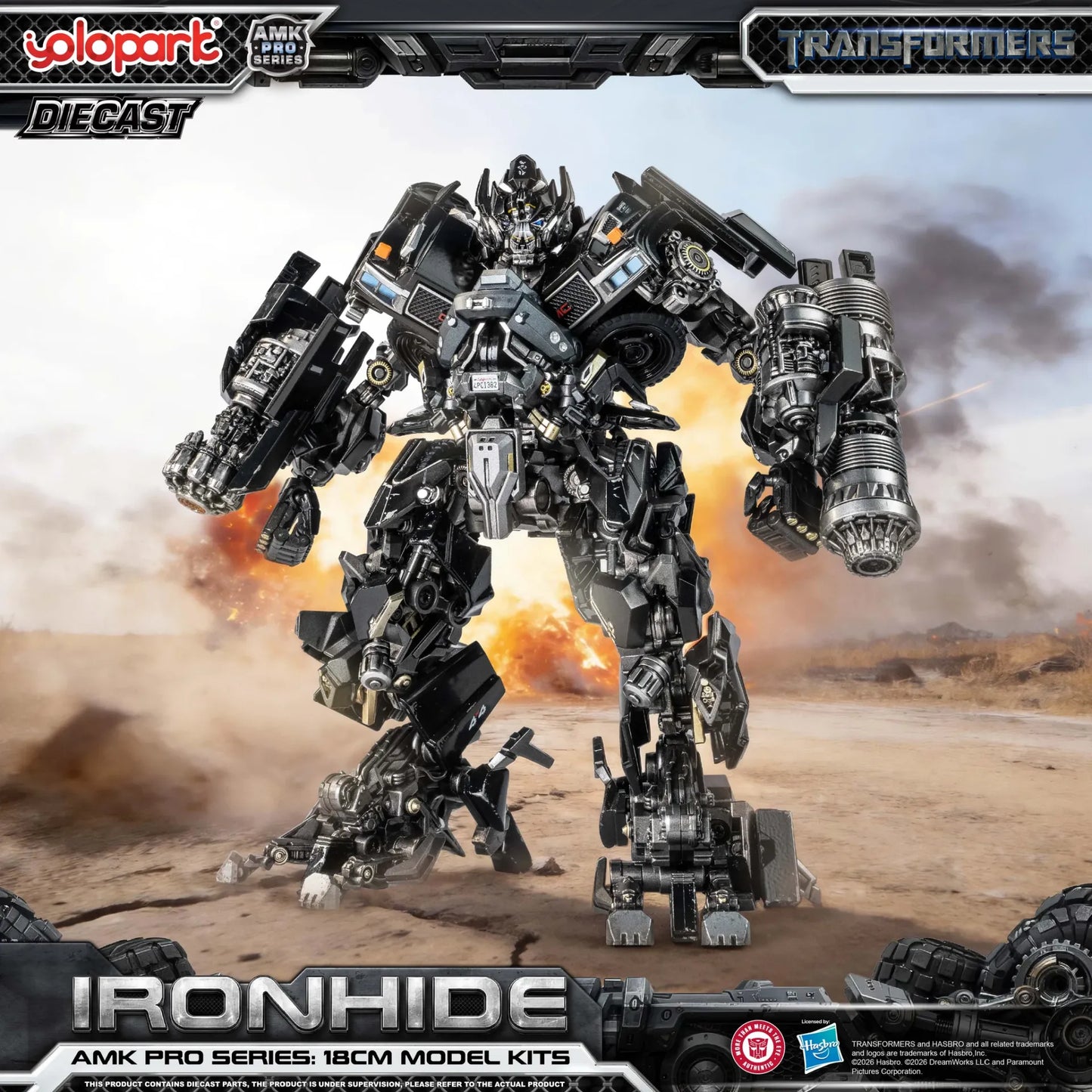 YOLOPARK - Transformers 2007 Ironhide Amk Pro Model Kit
