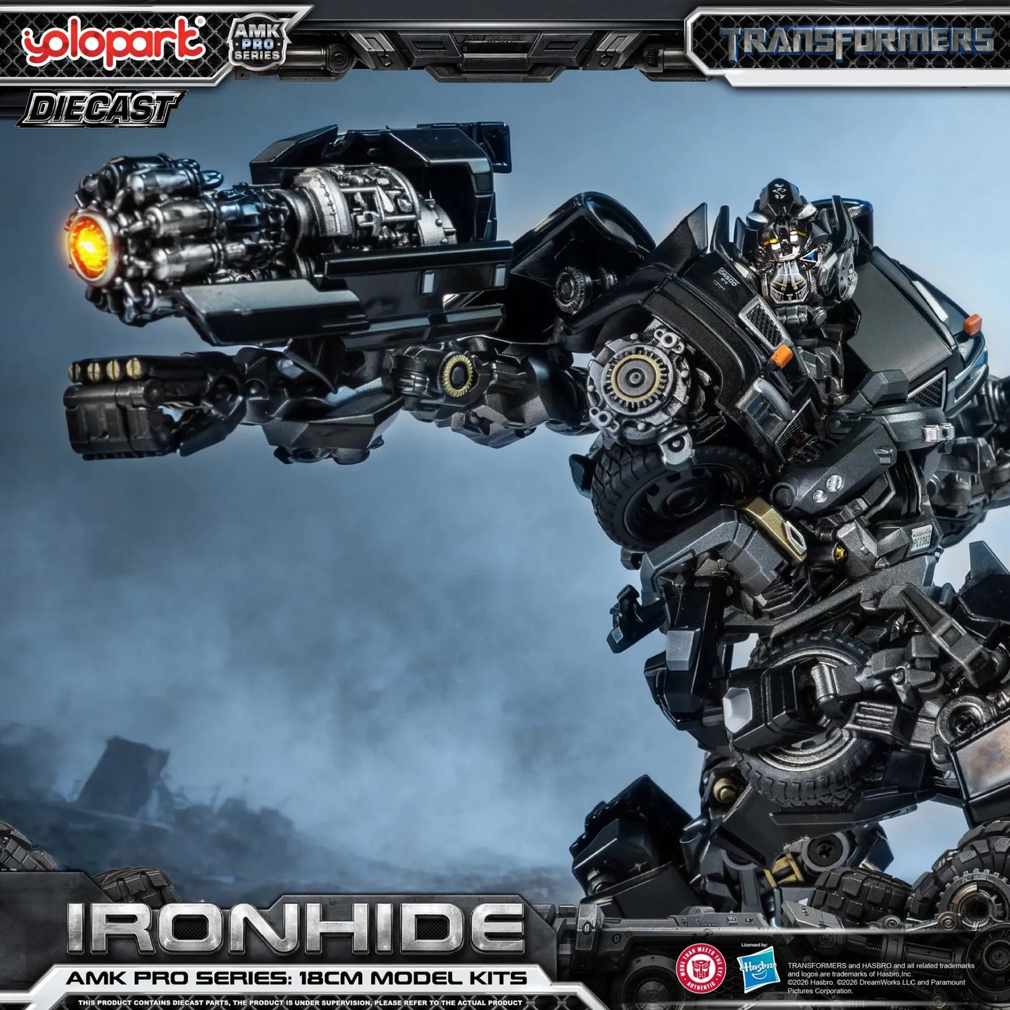YOLOPARK - Transformers 2007 Ironhide Amk Pro Model Kit