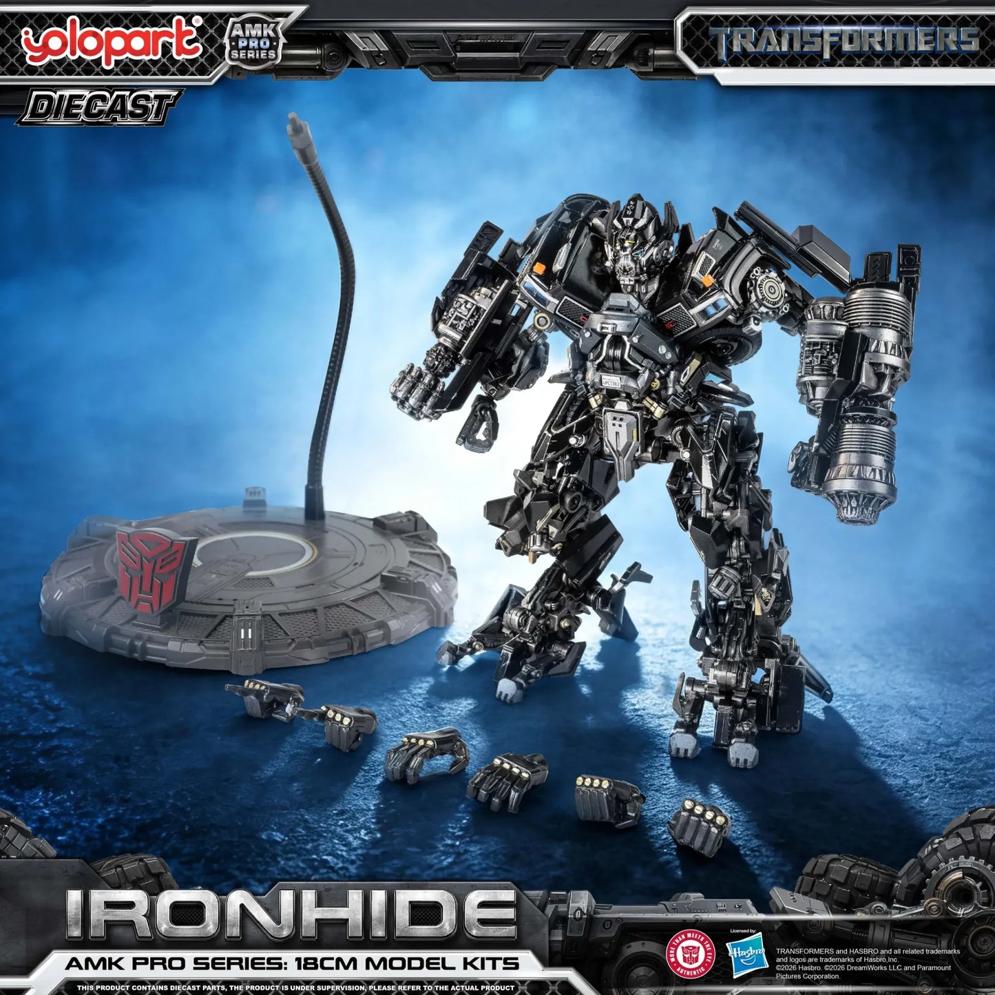 YOLOPARK - Transformers 2007 Ironhide Amk Pro Model Kit