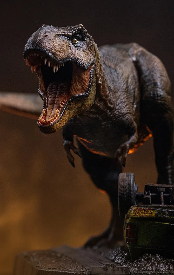 IRON STUDIOS - Jurassic Park Icons T-rex Breakout Set A Statue
