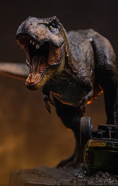 IRON STUDIOS - Jurassic Park Icons T-rex Breakout Set A Statue