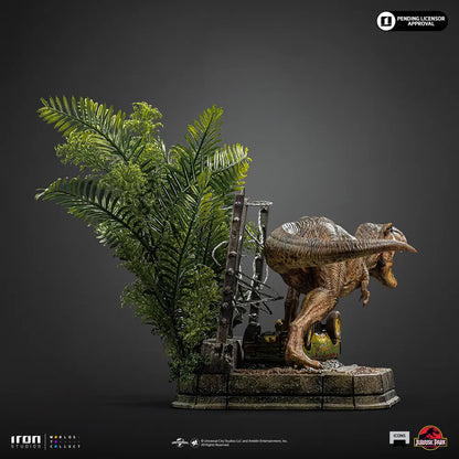 IRON STUDIOS - Jurassic Park Icons T-rex Breakout Set A Statue