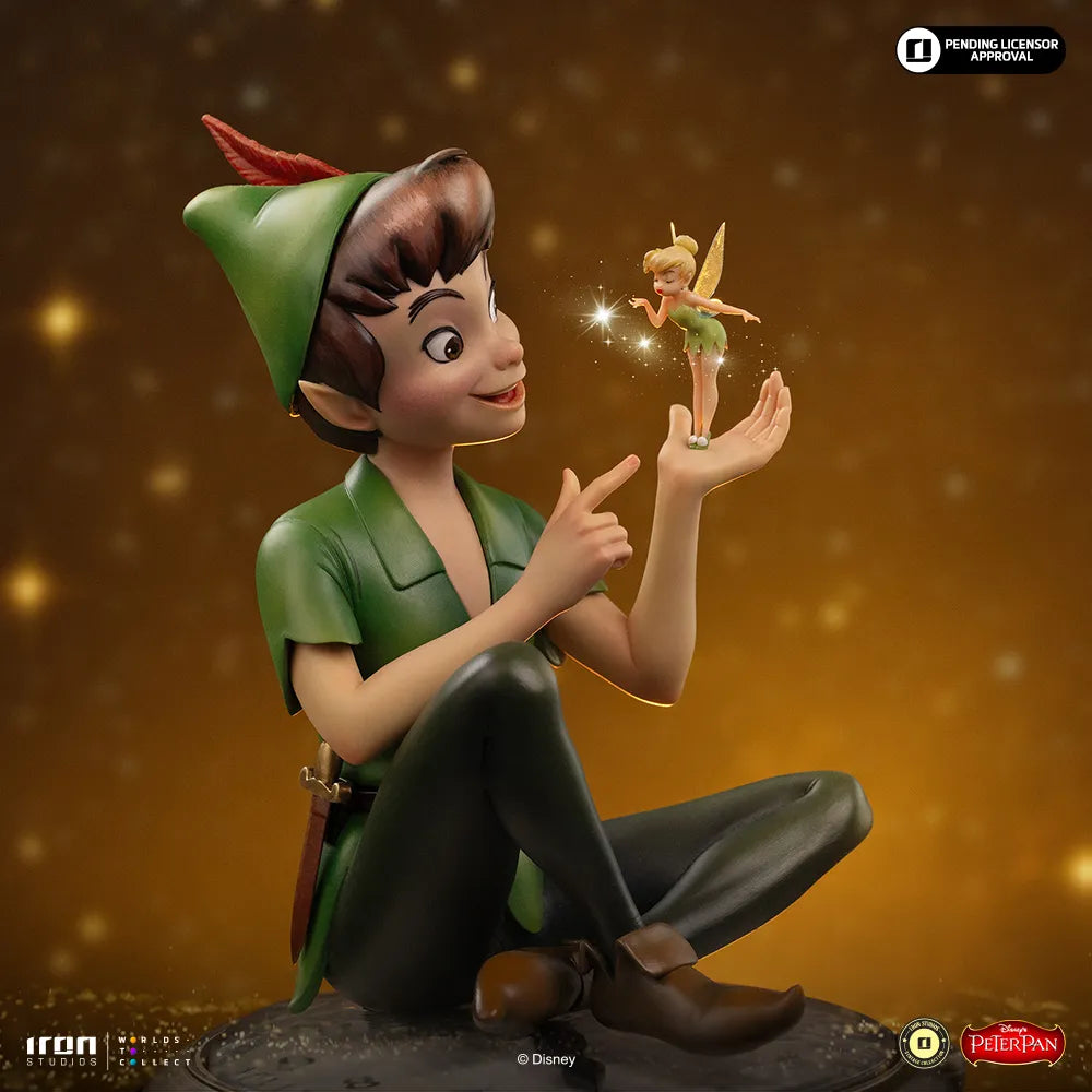 IRON STUDIOS - Disney Vintage Peter Pan & Tinkerbell 1/10 Statue