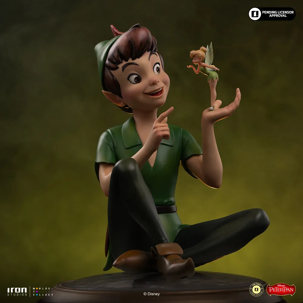 IRON STUDIOS - Disney Vintage Peter Pan & Tinkerbell 1/10 Statue