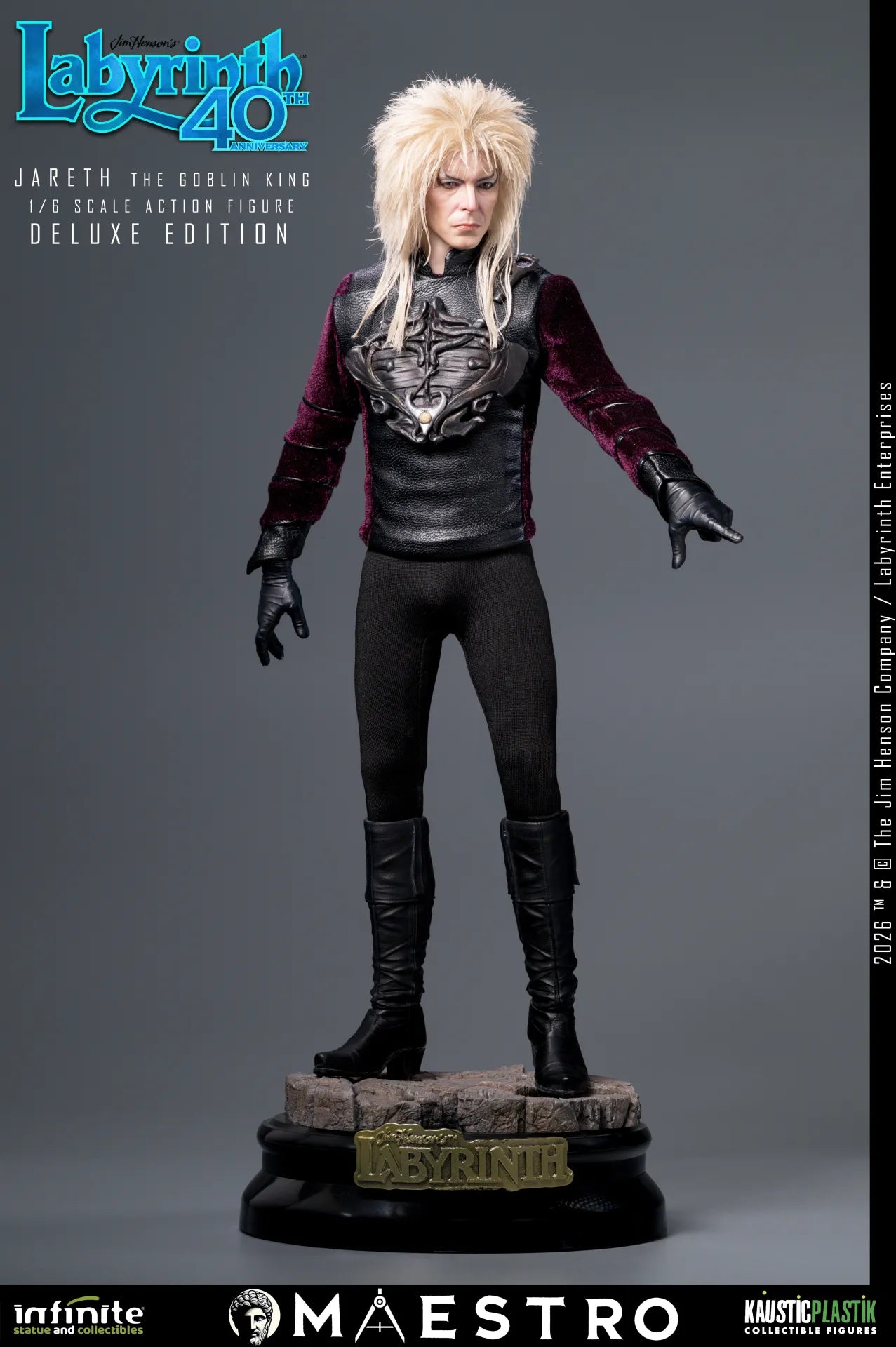 INFINITE STATUE - Labyrinth Jareth The Goblin King 1/6 Action Figure Deluxe Edition