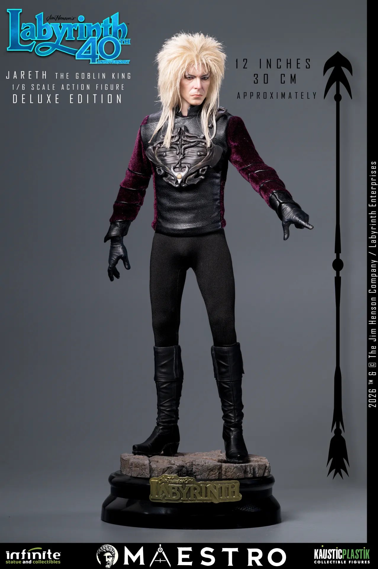 INFINITE STATUE - Labyrinth Jareth The Goblin King 1/6 Action Figure Deluxe Edition