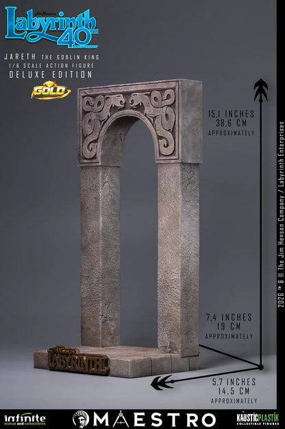 INFINITE STATUE - Labyrinth Jareth The Goblin King 1/6 Action Figure Deluxe Edition Gold