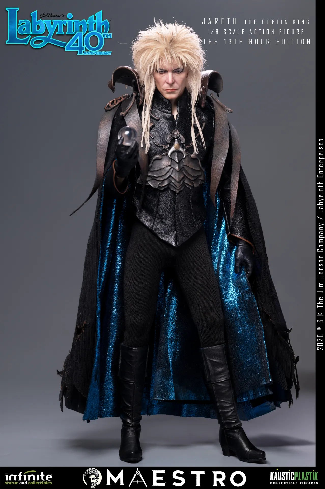 INFINITE STATUE - Labyrinth Jareth The Goblin King 1/6 Action Figure The 13th Hour Edition