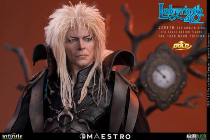 INFINITE STATUE - Labyrinth Jareth The Goblin King 1/6 Action Figure The 13th Hour Edition Gold