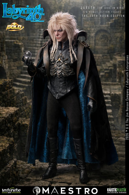 INFINITE STATUE - Labyrinth Jareth The Goblin King 1/6 Action Figure The 13th Hour Edition Gold