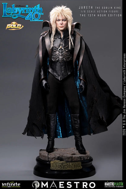 INFINITE STATUE - Labyrinth Jareth The Goblin King 1/6 Action Figure The 13th Hour Edition Gold