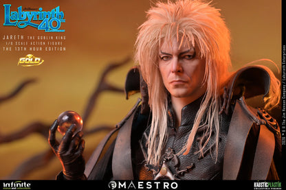 INFINITE STATUE - Labyrinth Jareth The Goblin King 1/6 Action Figure The 13th Hour Edition Gold